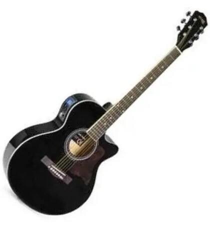 MAX ShowKit Electric Acoustic Guitar Black
